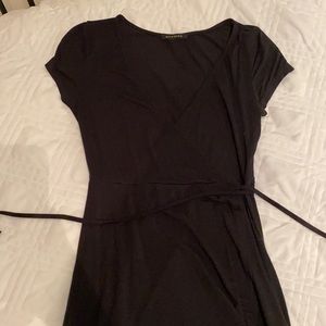 Black Wrap Dress